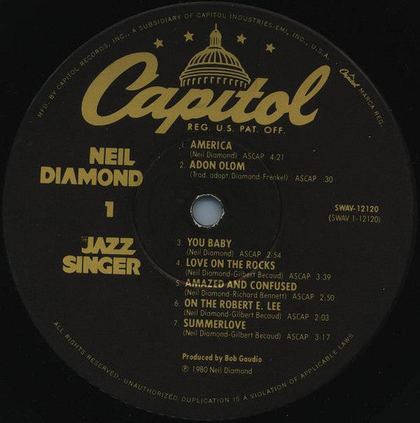The Jazz Singer (Original Songs From The Motion Picture) - secondary