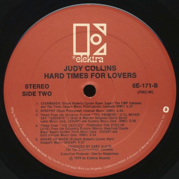 Judy Collins - Hard Times For Lovers