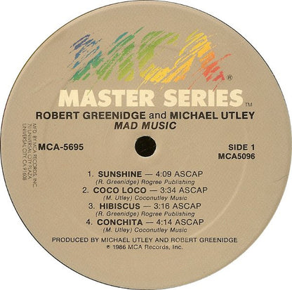 Robert Greenidge, Michael Utley - Mad Music