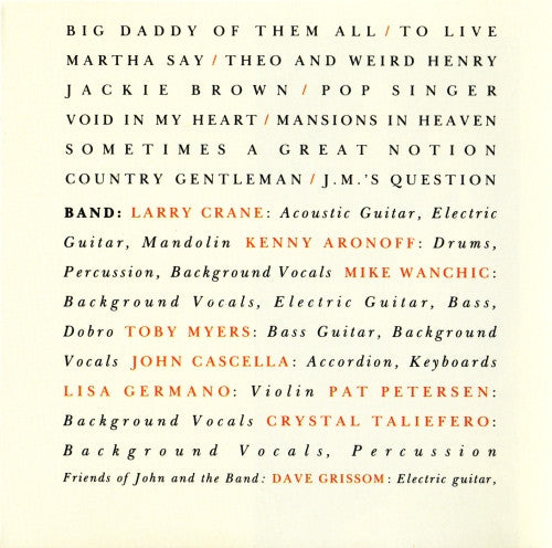 John Cougar Mellencamp - Big Daddy