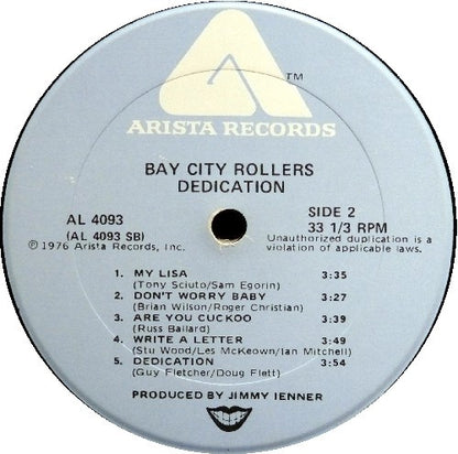 Dedication - secondary