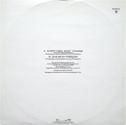 Everything Must Change (Special Extended Mix) - secondary