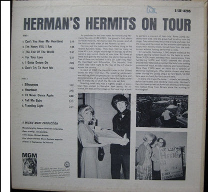 Their Second Album! Herman's Hermits On Tour - secondary