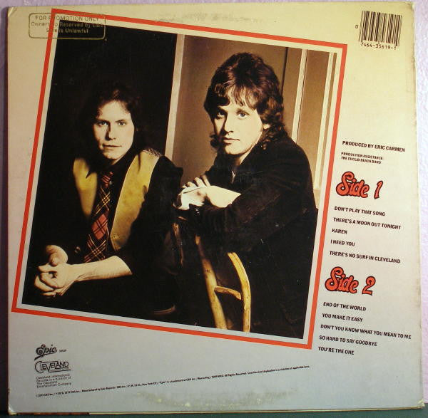 The Euclid Beach Band - secondary