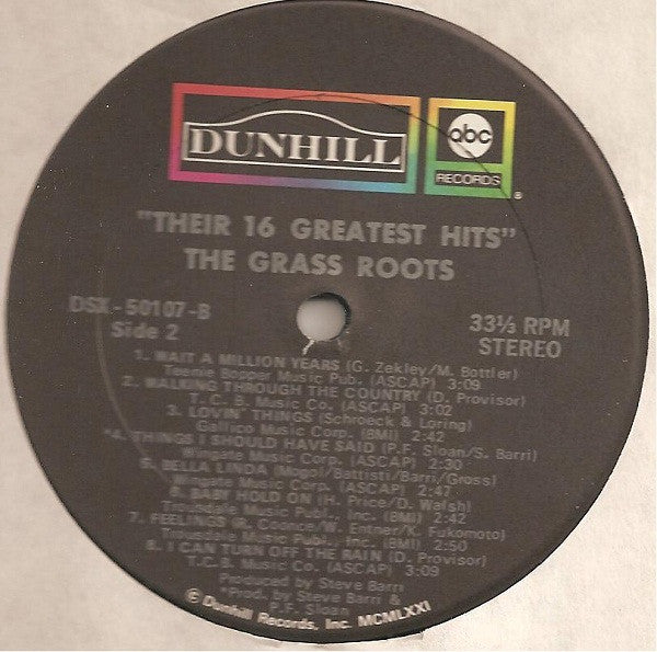 Their 16 Greatest Hits - secondary