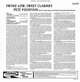 Pete Fountain, The Jubilee Singers - Swing Low, Sweet Clarinet