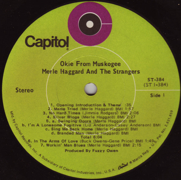 Okie From Muskogee (Recorded "Live" In Muskogee, Oklahoma) - secondary