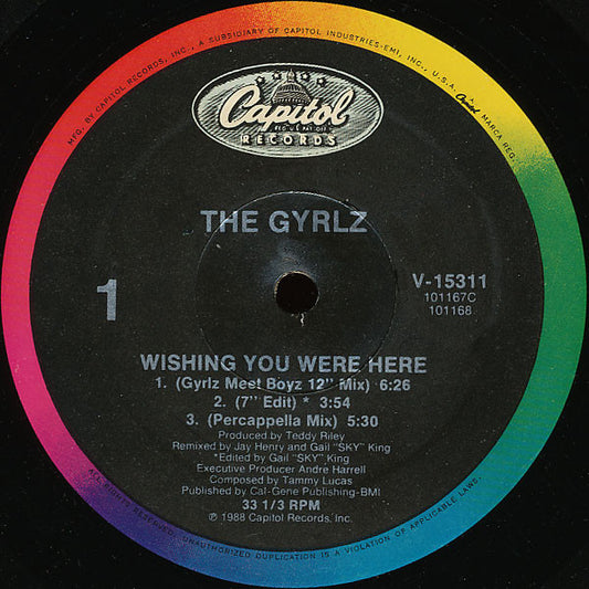 12": The Gyrlz - Wishing You Were Here