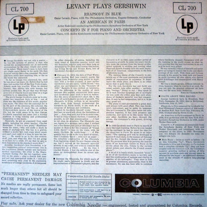 Levant Plays Gershwin - secondary