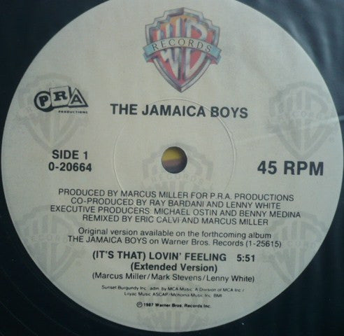 (It's That) Lovin' Feeling - secondary