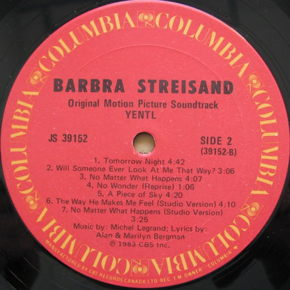 Yentl (Original Motion Picture Soundtrack) - secondary