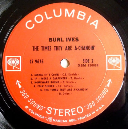 Burl Ives - The Times They Are A-Changin'
