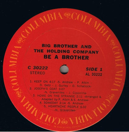 Big Brother & The Holding Company - Be A Brother