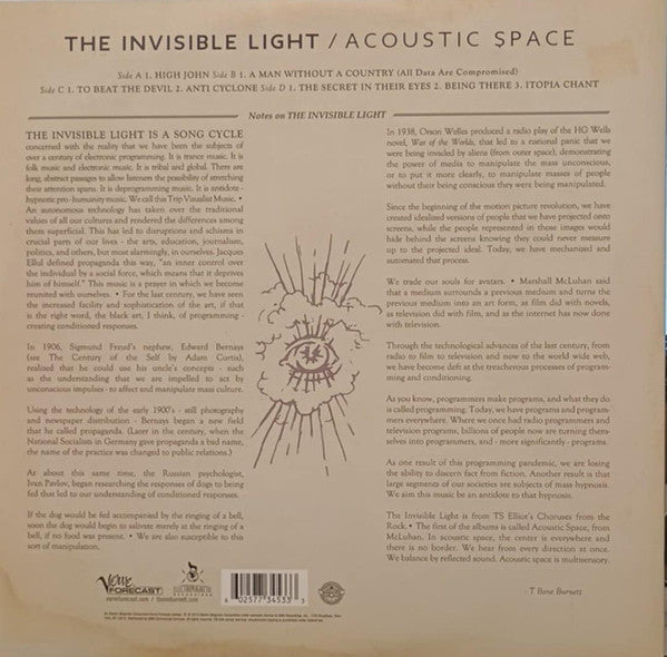 The Invisible Light: Acoustic Space - secondary