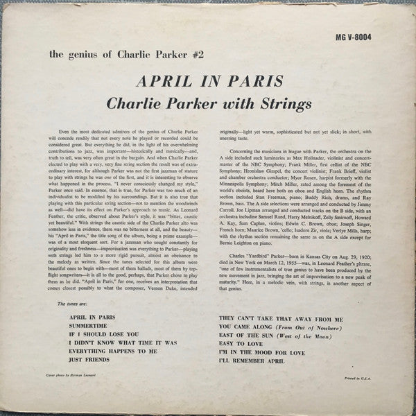 April In Paris - secondary