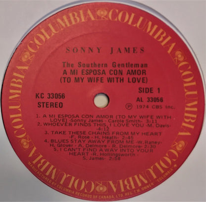 Sonny James - A Mi Esposa Con Amor = To My Wife With Love
