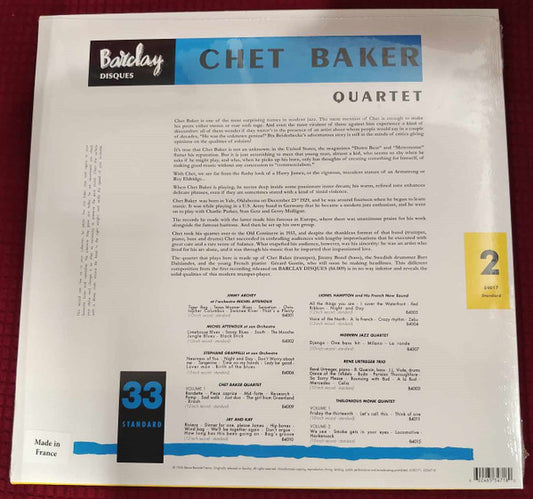 Chet Baker Quartet - secondary