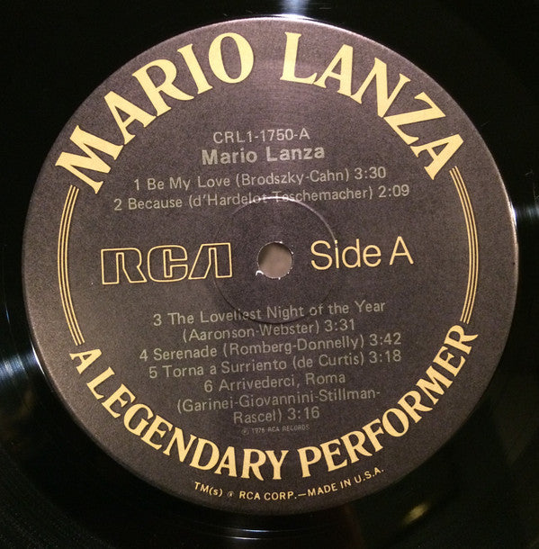 Mario Lanza - A Legendary Performer