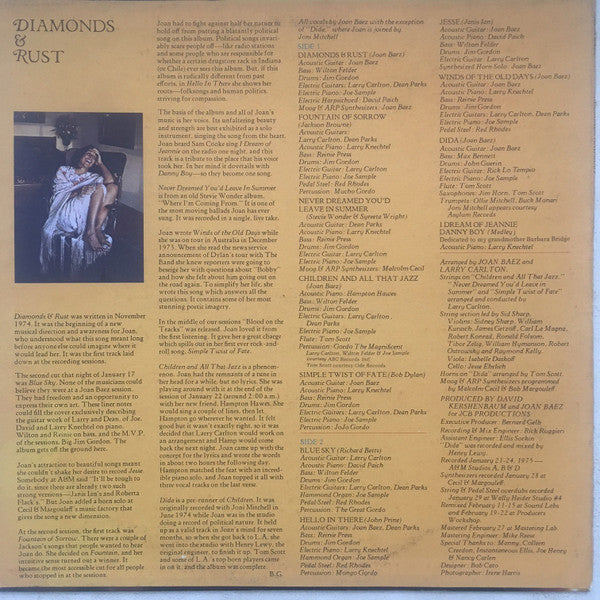 Diamonds & Rust - secondary