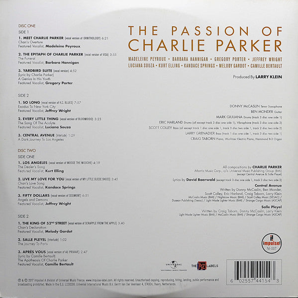 The Passion Of Charlie Parker - secondary