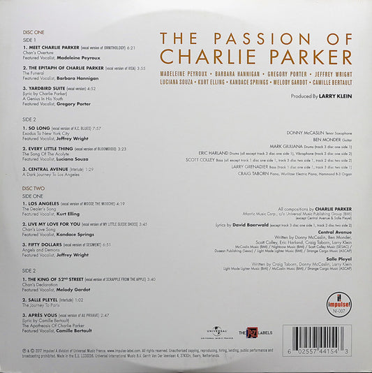 The Passion Of Charlie Parker - secondary