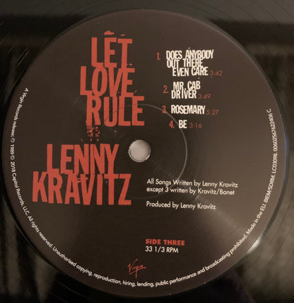 Let Love Rule - secondary