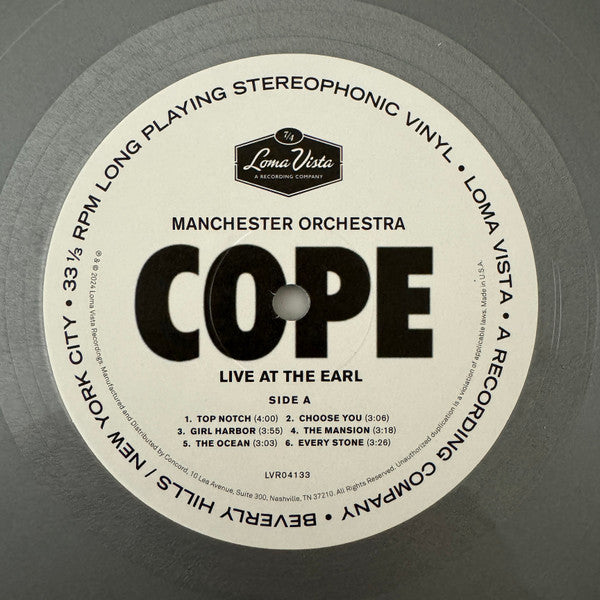 Cope - Live At The Earl - secondary