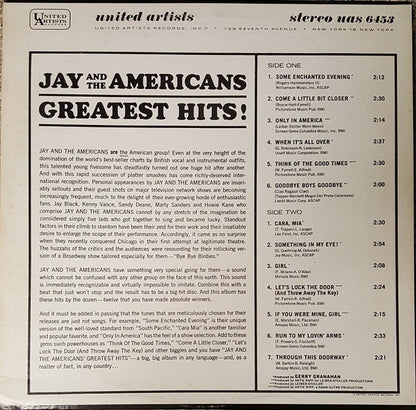 Jay And The Americans Greatest Hits - secondary