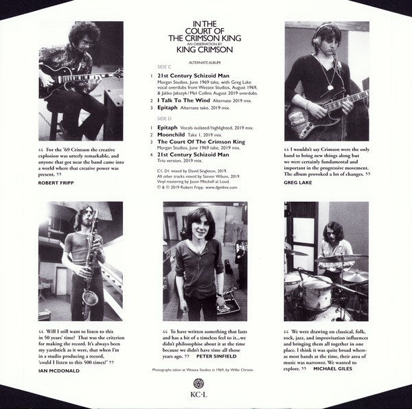In The Court Of The Crimson King (An Observation By King Crimson) - secondary