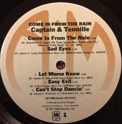 Come In From The Rain - secondary