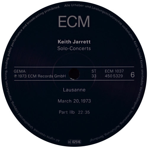 Solo Concerts: Bremen / Lausanne - secondary