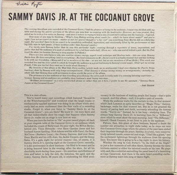 At The Cocoanut Grove - secondary
