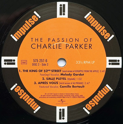 The Passion Of Charlie Parker - secondary