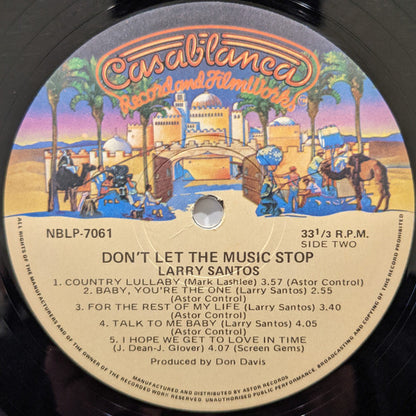 Larry Santos - Don't Let The Music Stop