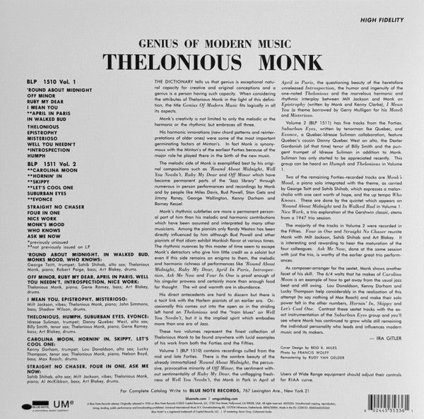 Genius Of Modern Music (Volume One) - secondary
