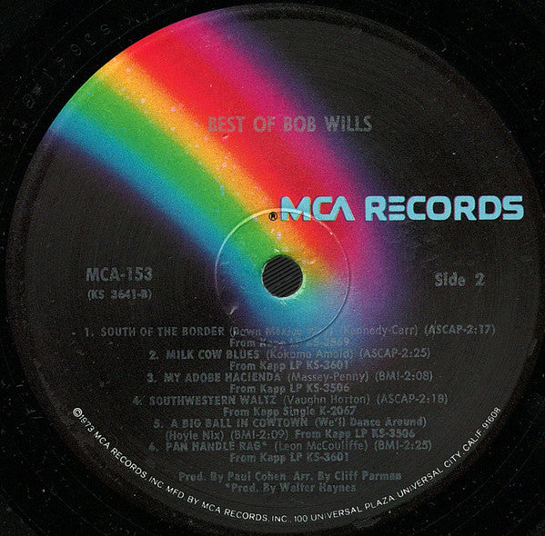The Best Of Bob Wills Vol.II - secondary