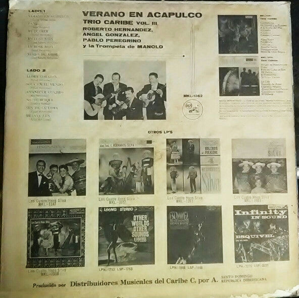 Trio Caribe - Verano En Acapulco - Trio Caribe Vol. III