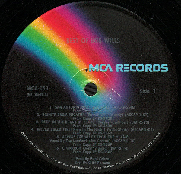 The Best Of Bob Wills Vol.II - secondary