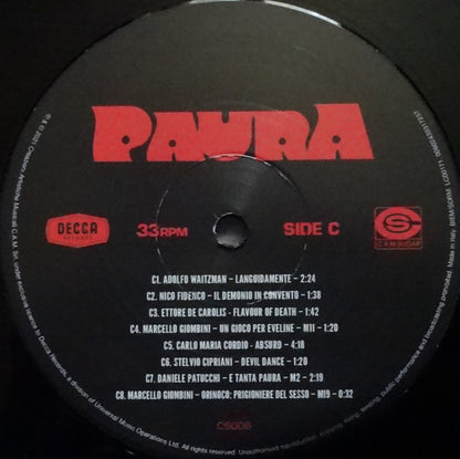 Paura (A Collection Of Italian Horror Sounds From The Cam Sugar Archive) - secondary