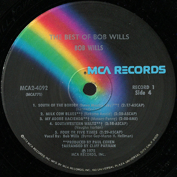 The Best Of Bob Wills Vol.II - secondary