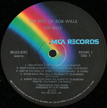 The Best Of Bob Wills Vol.II - secondary