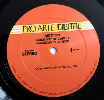 Benjamin Britten, The American Boychoir, John Kuzma - Ceremony Of Carols