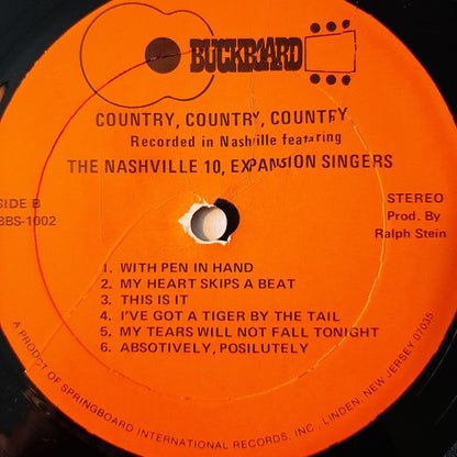 The Nashville 10 - Expansion Singers - Country, Country, Country