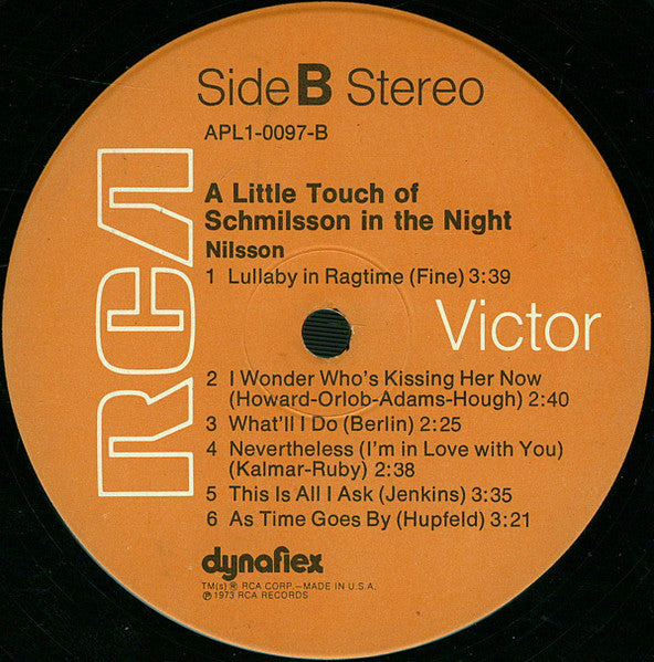 A Little Touch Of Schmilsson In The Night - secondary