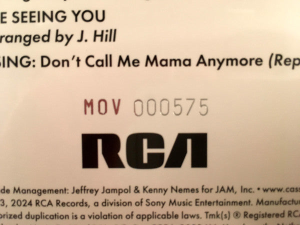 Don't Call Me Mama Anymore - secondary