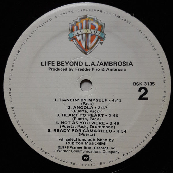 Ambrosia - Life Beyond L.A.