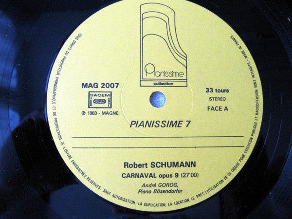 Carnanval Opus 9 - Huit Petites Pièces - Papillons Op. 2 - secondary
