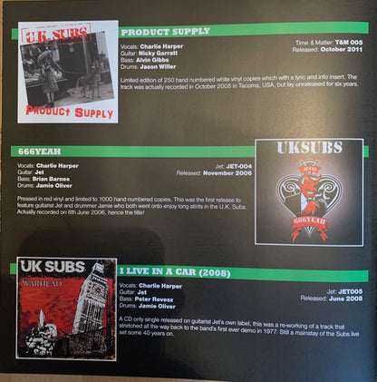 1977 - 2017 40 Years Of U.K. Subs Singles - secondary