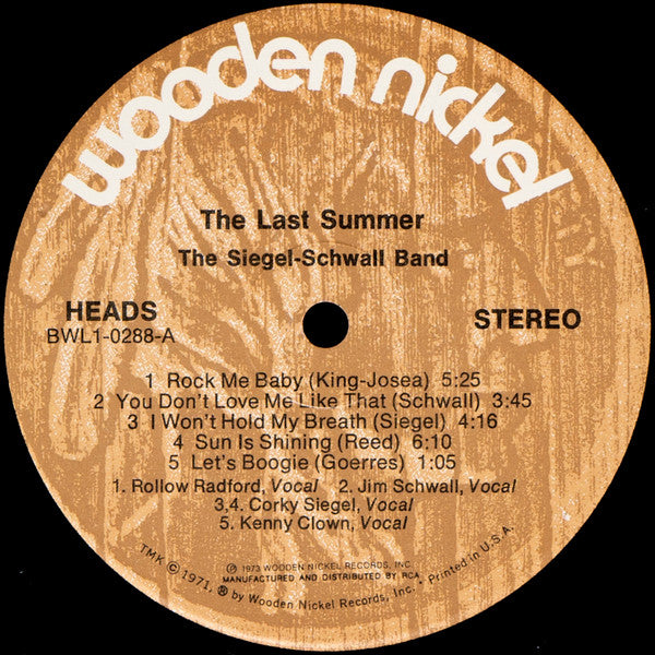 The Last Summer (Live) - secondary