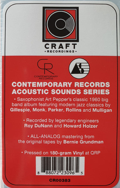 Art Pepper + Eleven "Modern Jazz Classics" - secondary